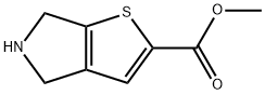 4H-Thieno[2,3-c]pyrrole-2-carboxylic acid, 5,6-dihydro-, methyl ester Struktur