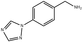 1-[4-(1H-1,2,4-triazol-1-yl)phenyl]methanamine(SALTDATA: HCl) Struktur