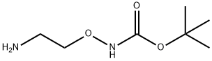 tert-butyl 2-aminoethoxycarbamate Struktur