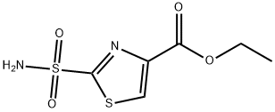 2-(aminosulfonyl)-4-Thiazolecarboxylic acid  ethyl ester Struktur