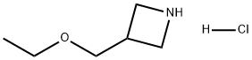 Azetidine, 3-(ethoxymethyl)-, hydrochloride (1:1) Struktur