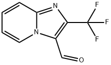 2-Trifluoromethyl-imidazo[1,2-a]pyridine-3-carbaldehyde Struktur