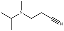 3-[methyl(propan-2-yl)amino]propanenitrile Struktur