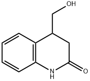 2(1H)-Quinolinone, 3,4-dihydro-4-(hydroxymethyl)- Struktur