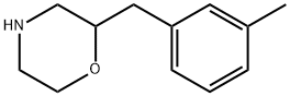 2-[(3-Methylphenyl)methyl]-morpholine Struktur