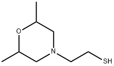 4-Morpholineethanethiol, 2,6-dimethyl- Struktur