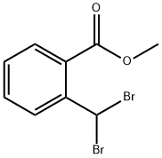 2-(dibromomethyl)benzoic acid methyl ester Struktur