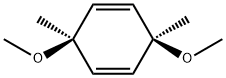 1,4-Cyclohexadiene, 3,6-dimethoxy-3,6-dimethyl-, cis- Struktur