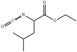 Pentanoic acid, 2-isocyanato-4-methyl-, ethyl ester Struktur