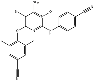 Etravirine N-Oxide Struktur