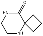 5,8-DIAZA-SPIRO[3.5]NONAN-9-ONE Struktur