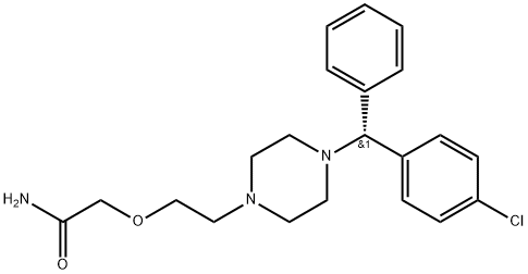 Levocetirizine amide impurity HCl Struktur