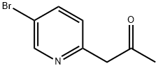 2-Propanone, 1-(5-bromo-2-pyridinyl)- Struktur