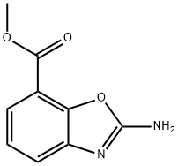 methyl 2-amino-1,3-benzoxazole-7-carboxylate Struktur