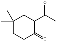 Cyclohexanone, 2-acetyl-4,4-dimethyl- Struktur