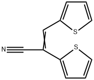 2-Thiopheneacetonitrile, α-(2-thienylmethylene)- Struktur