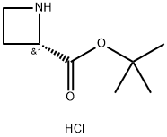 2-Azetidinecarboxylic acid, 1,1-dimethylethyl ester, hydrochloride, (2S)- (9CI) Struktur