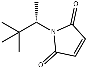 1H-Pyrrole-2,5-dione, 1-[(1S)-1,2,2-trimethylpropyl]- Struktur