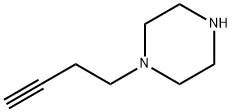 1-(丁-3-炔-1-基)哌嗪 結(jié)構(gòu)式