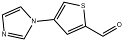 4-(1H-imidazol-1-yl)thiophene-2-carbaldehyde Struktur