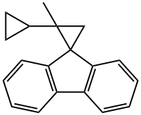 Spiro[cyclopropane-1,9'-[9H]fluorene], 2-cyclopropyl-2-methyl- Struktur