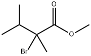 Butanoic acid, 2-bromo-2,3-dimethyl-, methyl ester Struktur