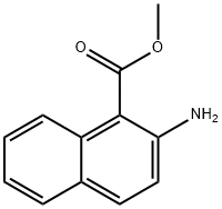 1-Naphthalenecarboxylic acid, 2-amino-, methyl ester Struktur