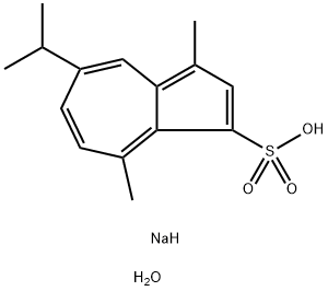 SodiuM Gualenate (Guaiazulene 3-Sulfonate SodiuM Salt) Struktur