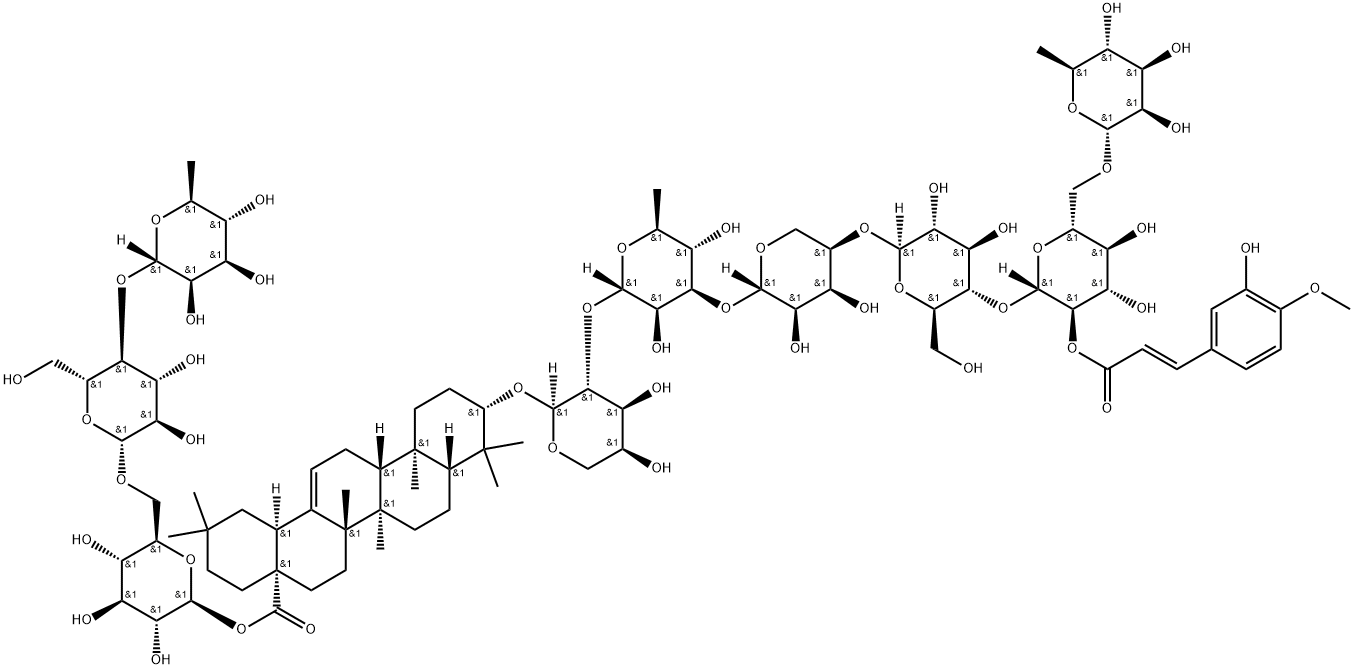 Clematomandshurica saponin B Struktur