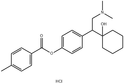 Ansofaxine (hydrochloride) Struktur