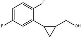 (2-(2，5-difluorophenyl)cyclopropyl)methanol Struktur