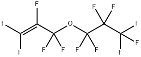 1-Propene, 1,1,2,3,3-pentafluoro-3-(1,1,2,2,3,3,3-heptafluoropropoxy)- Struktur