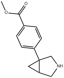 methyl 4-(3-azabicyclo[3.1.0]hexan-1-yl)benzoate Struktur