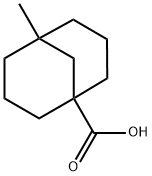 5-methylbicyclo[3.3.1]nonane-1-carboxylic acid Struktur