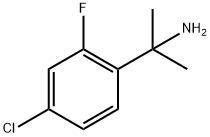 2-(4-chloro-2-fluorophenyl)propan-2-amine Struktur