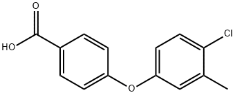 JR-7133, 4-(4-Chloro-3-methylphenoxy)benzoic acid, 97% Struktur