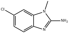 1H-Benzimidazol-2-amine, 6-chloro-1-methyl- Struktur