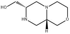 Pyrazino[2,1-c][1,4]oxazine-7-methanol, octahydro-, (7S,9aS)- Struktur