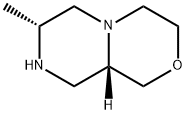 Pyrazino[2,1-c][1,4]oxazine, octahydro-7-methyl-, (7R,9aS)- Struktur