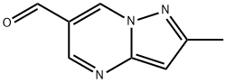 2-methylpyrazolo[1,5-a]pyrimidine-6-carbaldehyde Struktur