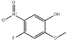 Phenol, 4-fluoro-2-methoxy-5-nitro- Struktur