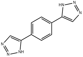 1,4-di(1H-1,2,3-triazol-5-yl)benzene Struktur