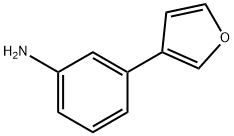 Benzenamine, 3-(3-furanyl)- Struktur