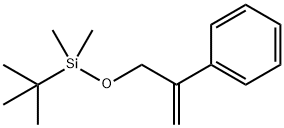 Benzene, [1-[[[(1,1-dimethylethyl)dimethylsilyl]oxy]methyl]ethenyl]- Struktur