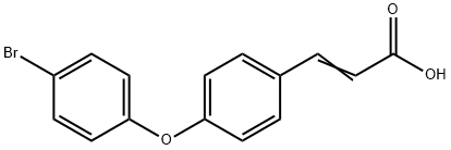 JR-8531, (E)-3-(4-(4-Bromophenoxy)phenyl)acrylic acid, 97% Struktur