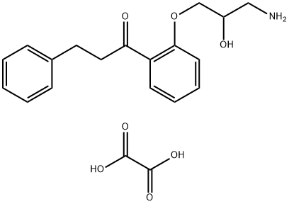 N-Despropyl Propafenone Oxalate Salt Struktur