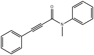 2-Propynamide, N-methyl-N,3-diphenyl- Struktur