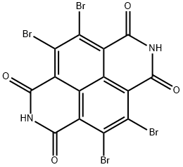 4,5,9,10-Tetrabromobenzo[lmn][3,8]phenanthroline-1,3,6,8(2H,7H)-tetrone Struktur