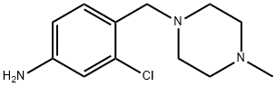 3-chloro-4-[(4-methylpiperazin-1-yl)methyl]aniline Struktur