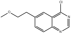 2-Chloro-6-(2-methoxyethyl)quinazoline Struktur